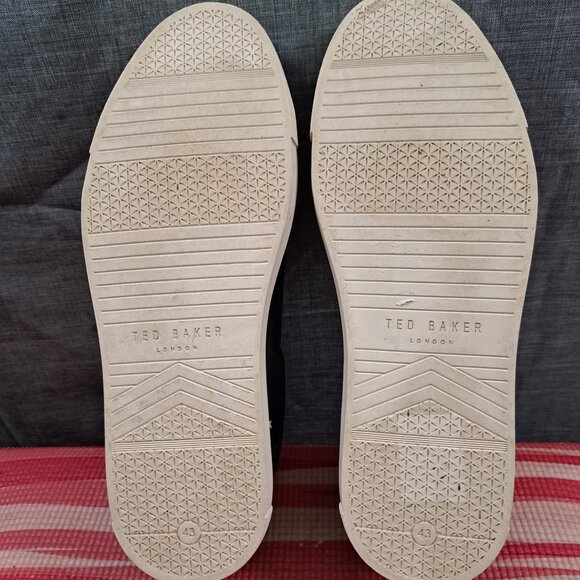 %Size 10 Ted Baker kaliix Mens Suede/Leather Lace-Up Sneaker / A 45 - Picture 6 of 14